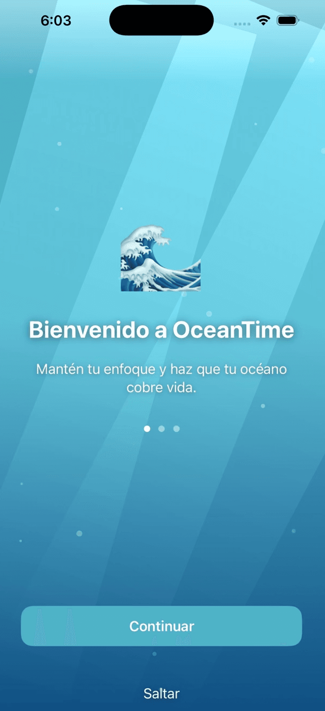 OceanFocus screen 1